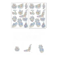 Holographic suncatcher stickers with colorful fruit patterns and static PVC film - Fruit Lines