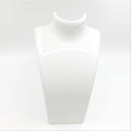 Minimalist white resin jewelry display mannequin for necklace and pendant presentation - Thickened / White