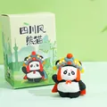 Face-changing Panda resin figurine with Sichuan Opera mask and colorful gift box - Face Changing / Color Box