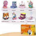 8-in-1 STEM DIY wooden science kit featuring ferris wheel, carousel, and bubble machine - Girls' Physics Science Kit 8-in-1 Set