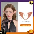 Orejas de elfo cortas de 9,5 cm para disfraces de cosplay de Halloween, tono de piel - DB1017 Orejas de elfo cortas color carne (par)