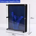 3D Pin Art creative toy in royal blue extra large size measuring 25x20x5.8cm - Extra Large / Dark Blue