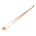 Rose gold stainless steel candle snuffer with elegant leaf pattern engraving - Rose Gold Wick Dipper / Rose Gold