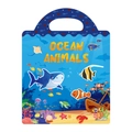 Portable Ocean Animals reusable sticker book for kids featuring marine life designs - New Ocean Style