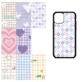 Set of 8 waterproof phone back stickers featuring butterfly and heart patterns - Cute Ins Style