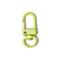 Neon green metal spring lobster clasp for DIY keychain and jewelry accessories - UV Apple Green