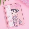Pink cartoon Dunhuang fairy notebook set with traditional oriental illustration and box - Notebook (Handkerchief Pattern)