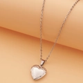 Lw011-04 Steel Color Small Heart 01-22*19mm