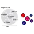 DIY resin silicone mold for various sizes of semi-sphere dome pendant jewelry making - Large Hemisphere Patch