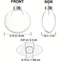 Flat Transparent Dot Cap