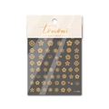 Detail of gold floral nail art stickers to-1006 with cherry blossom and lotus patterns - to1006 New Bronzing Gold / Foil Stamping