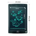 Black 8.5 inch LCD writing tablet with cat drawing and stylus for kids' creative drawing - 8.5 Inch Monochrome Screen / Black