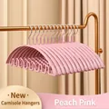 Gruccia a onde rosa pesca antiscivolo per canotte e biancheria intima 42x20cm - Confezione Singola / Rosa Pesca