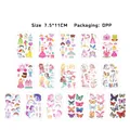 Glitzer-Tattoos für Mädchen mit 16 verschiedenen Einhorn- und Meerjungfrau-Motiven - QC001-016 Mädchen Glitzer Tattoo Aufkleber 16er Set (QC001-016)