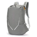 Grauer 20L wasserdichter Fahrradrucksack mit Wabenstruktur und geprägtem Sport-Logo - Grau