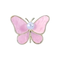 C2090-2 Pink Iridescent Pearl Butterfly
