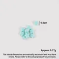 Breloques bonbons en PVC bleu menthe en forme d'étoile pour DIY et décoration d'ongles - 0.9cm (1 Pièce) / Bleu lac