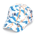 Casquette de baseball enfant blanche avec imprimés astronautes et motifs camouflage - 52-54cm / Blanc Espace Astronaute Camo (#10)