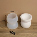 8.8cm spherical silicone resin mold for DIY geometric candle holders and planters - Style 2 Geometric Candlestick