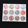DIY resin art glitter kit with 12 compartments of colorful star and heart shapes - 12-Grid Candy Sprinkles Polymer Clay Set