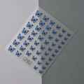 Autocollants 5D papillon bleu pour nail art avec texture 3D et motifs décoratifs en relief - Style de Relief Papillon Bleu (TS-041)
