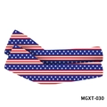 Breathable cycling arm sleeves with American flag print pattern for sun protection - Stars & Stripes Folded Style(MGXT-030)