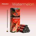 Mahendra watermelon scented incense sticks box with brass holder and fresh fruit design - Watermelon