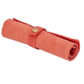 Custodia rotolo per cinturini in tela di nylon arancione con chiusura a scatto - 5 Slot / Arancione
