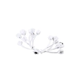 Silver flower bud alloy accessory with a radial starburst design for DIY Christmas wreaths - Silver