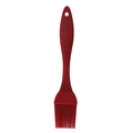 Translucent red silicone pastry oil brush with hanging hole for baking and BBQ - Split Oil Brush / Red