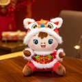 Chinese Zodiac Year of the Horse mascot plush toy in red Tang suit gift doll - Cute Horse - Tang Suit / 16cm