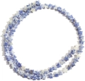 Star-shaped blue spot stone beads necklace strand for jewelry making and DIY crafts - 6mm Star Shaped Beads