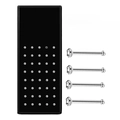 Macro detail of 40-piece box of silver stainless steel 2.5mm straight nose studs with crystals - Straight Bar (2.5mm) / 40pcs/box / Silver Bar + White Zircon