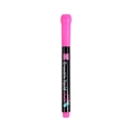 Fluorescent pink erasable liquid chalk marker with black barrel for LED boards - Round Head Black Barrel / Rose Red