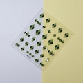 Stickers à ongles motif losanges argyle vert et noir sur planche adhésive FEB-725 - Style Argyle Britannique Vert Foncé(FEB-725)