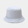 Light blue terry cloth bucket hat featuring a soft towel-like texture for summer - M (56-58cm) / Light Blue
