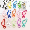 Artistic face profile lobster clasps in fifteen candy-colored lacquer finishes - Mixed Thumb/Gesture Clips Set (10Pcs)