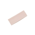 Elastic wide headband for sports and yoga in dusty pink soft knit fabric - Beige