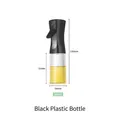 Vaporisateur d'huile noir 200ml avec hauteur 195mm et diamètre 54mm pour cuisine - Style Plastique 200ml Noir