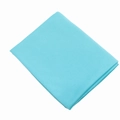 Long sky blue mercerized cotton jersey headscarf folded on a white background - Light Blue (04)