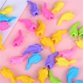 Silikon-Delphin-Stifthalter in bunten Farben zur Korrektur der Schreibhaltung von Kindern - Delfin Bleistiftgriffe Gemischte Farben