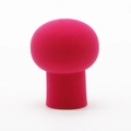 Pink mushroom-shaped sponge puff for makeup application on a clean white background - Replacement Head / Rose Red