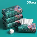 Extra dicke Einweg-Gesichtstücher aus Baumwolle in 50er-Packung mit Kranichmuster - Phönix-Design 20x20cm 50 Stück