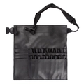 Detail of large black makeup brush organizer bag with multiple slots and strap - Single Side Waist Bag