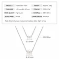 S925 silver necklace featuring double 6mm and 8mm round natural freshwater pearls - Double Layer / K White Gold