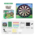 Juego de golf para niños con alfombra gruesa, bolas adhesivas y bolsa para uso interior - 178x178cm En caja/Estilo A