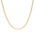 Minimalist 1mm gold woven chain necklace for women made of premium stainless steel - 1MM Silk Chain: Gold 40+5cm