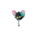 Fly insect cat teaser toy replacement with iridescent wings and bell for pets - New Yellow Eye Replacement Head