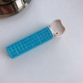 Blue hair root volumizing clip with beige clamp for natural high skull top styling - 1 Pc / Blue