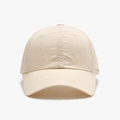 Quick-dry cream baseball cap for men with GYMGO side logo and breathable eyelets - Adjustable / Khaki
